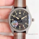 (M+) Swiss Replica IWC Mark XVIII Heritage Titanium Men Watch Nylon Strap